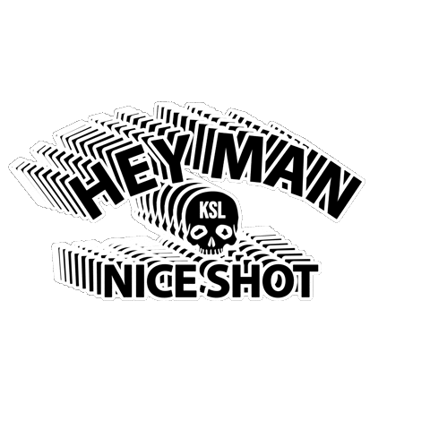 Hey Man Nice Shot Sticker by killshotlife