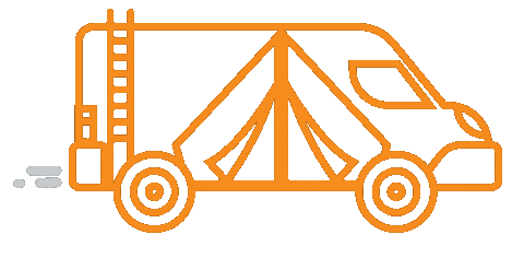 Road Trip Car Sticker by Vive La Van