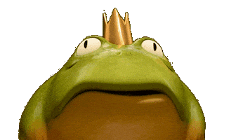 Frog King Hoppers Sticker by Disney Pixar