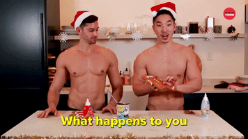 Male Models Decorate Their Ideal (Gingerbread) Men