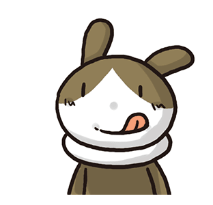 sticker bunny