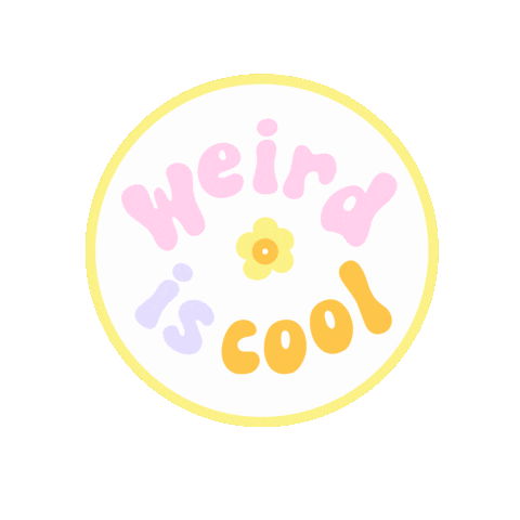 attagirldesignco cool weird unique weirdo Sticker