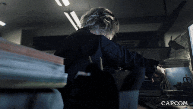 Stretch Working Hard GIF by CAPCOM