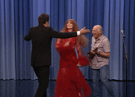 Jimmy Fallon Hug GIF by The Tonight Show Starring Jimmy Fallon