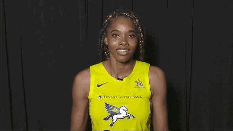 Tayler Hill Mic Drop GIF by Dallas Wings