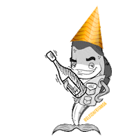 Party Birthday Sticker by El Fish Fritanga
