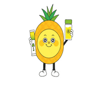 Summer Pineapple Sticker by TEAZEN