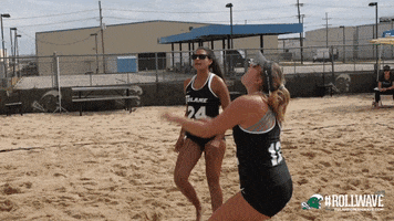 College Sports Sport GIF by GreenWave
