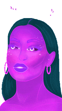 Art Girl Sticker