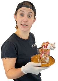 Ice Cream Sundae Sticker by foodbabyny
