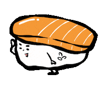 Wink Sushi Sticker