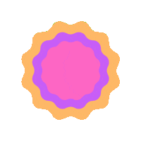 Loop Flower Sticker by Fergie design