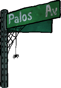 neighborhood street sign Sticker by mayfly