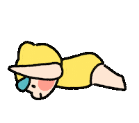 Butterfly Swimming Sticker