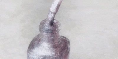 essie sparkle glitter fabulous nail polish GIF