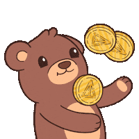 Need More Teddy Bear Sticker by BEARISH
