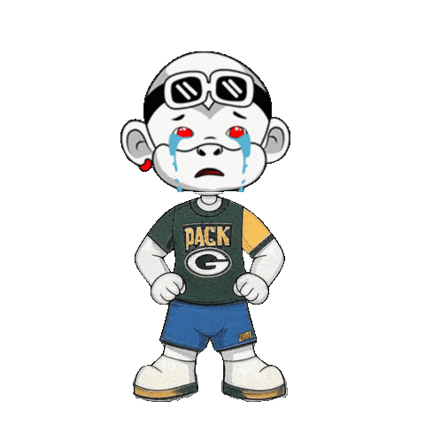 Green Bay Packers Go Pack Go Sticker by Zhot