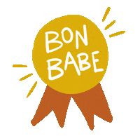 Babe Badge Sticker by Bon Maxie