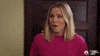 TV gif. Kristen Bell as Eleanor Shellstrop on the Good Place looks around with an excited expression on her face as she says, “Holy forking shirt balls.”