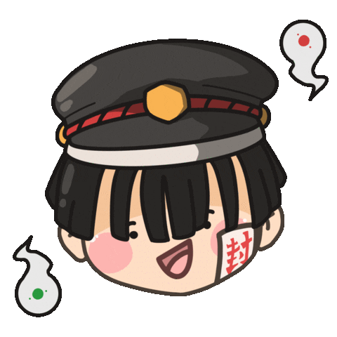 Happy Ghost Sticker