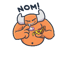 Hungry El Toro Sticker