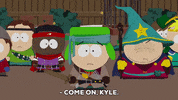 eric cartman kyle GIF by South Park 