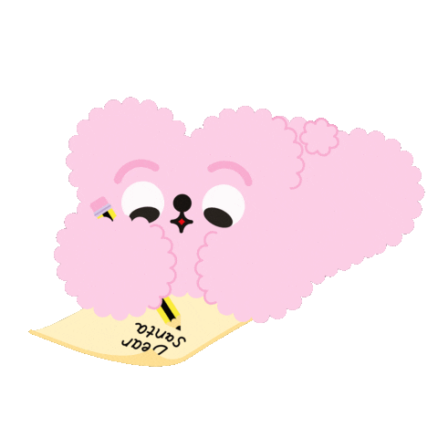 Christmas List Sticker by please bear with