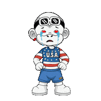 American Flag Usa Sticker by Zhot Shop