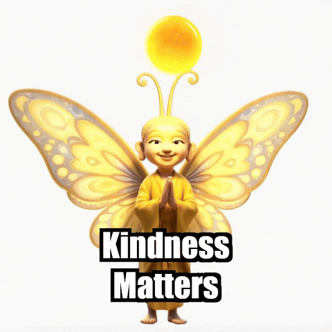 Kindness Compassion GIF by BuddhaFlyJourney