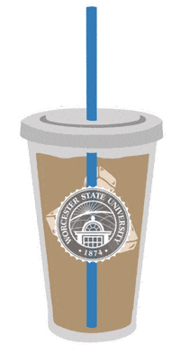 Coffee Wsu Sticker by Worcester State University