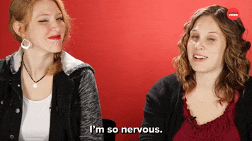 Nervous Bff GIF by BuzzFeed