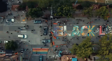 'Masterpiece': Protesters Create Multicolored Mural on Street in Seattle 'Autonomous Zone'