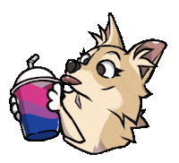 Dog Rainbow Sticker