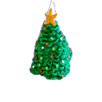 Christmas Tree Pattern Sticker by Nicki's Homemade Crafts