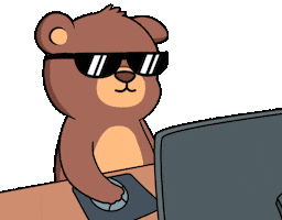 Angry Sunglasses Sticker by BEARISH