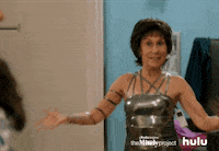 scared the mindy project GIF by HULU