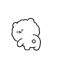 zziba_official dance dog puppy 강아지 Sticker