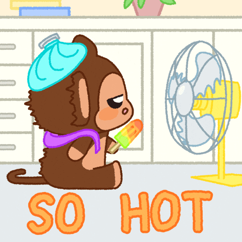 Melting Ice Cream GIF by Chimpers