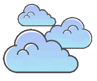 homedics wellness cloud clouds gradient Sticker