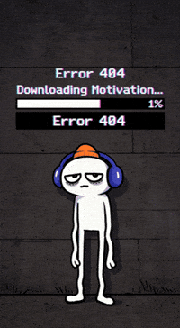 Tired Glitch GIF