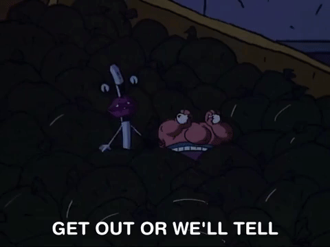 nickrewind giphydvr nicksplat aaahh real monsters giphyarm015 GIF