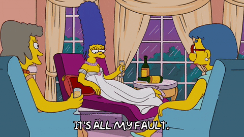 marge simpson drinking GIF