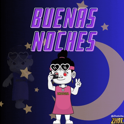 Nos Vemos Good Night GIF by Zhotcita