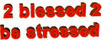 Stressed Orange Sticker by AnimatedText
