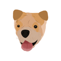 Dog Ted Sticker