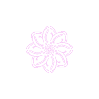 Frymusja pink flower kwiatek frymusja Sticker