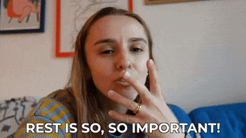 Self Care Resting GIF by HannahWitton