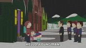 kneeling stan marsh GIF by South Park 