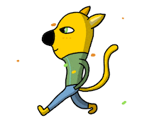 Walking Walk Sticker