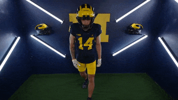Go Blue College Football GIF by Michigan Athletics